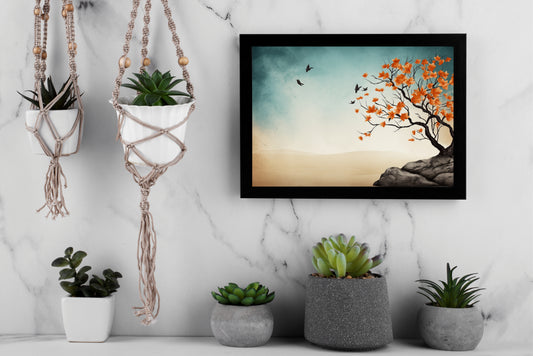 Autumn Serenity β Minimal Nature Wall Art π