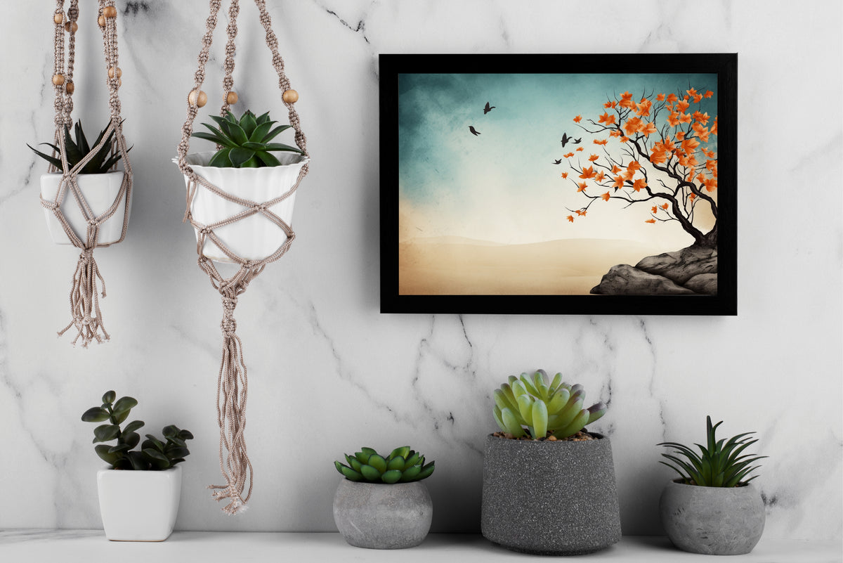 Autumn Serenity β Minimal Nature Wall Art π