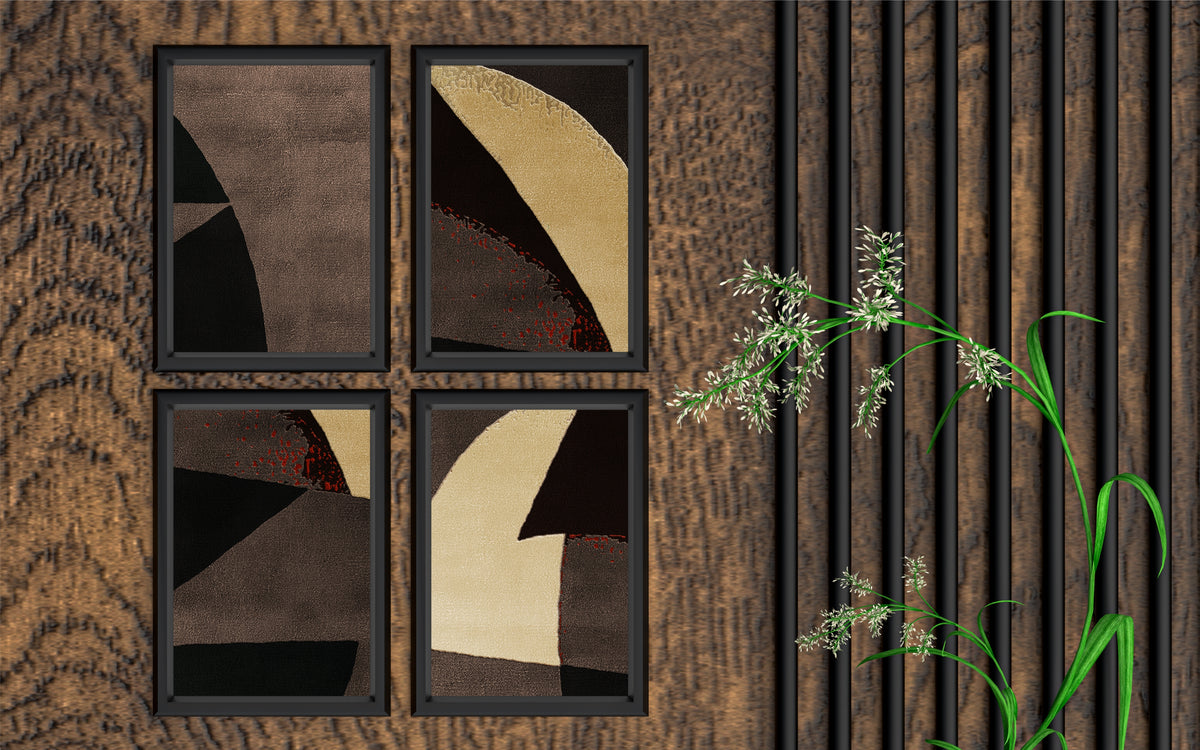 Golden Depth β Modern Earth Abstract Wall Art π€β¨