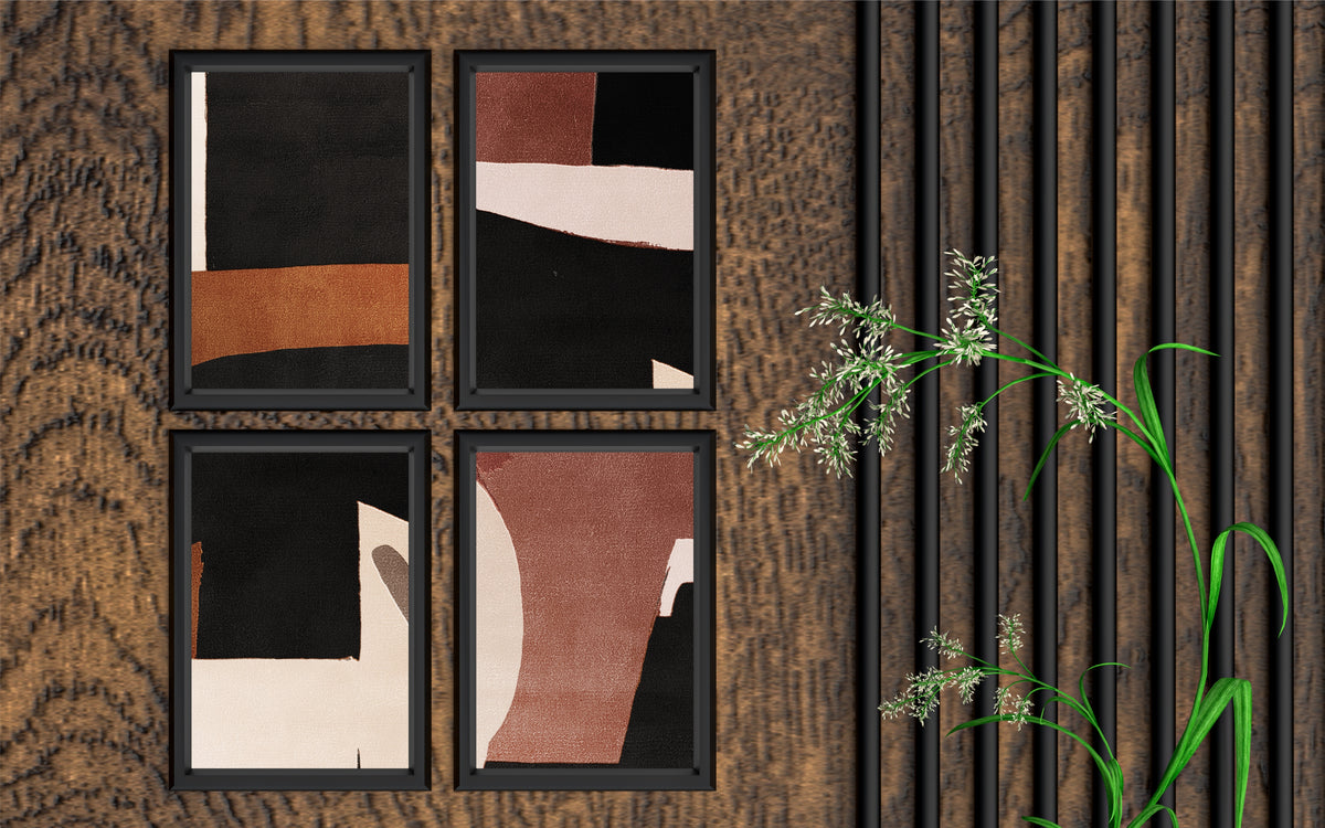 Quiet Ember β Modern Earthy Abstract Wall Art π€π€