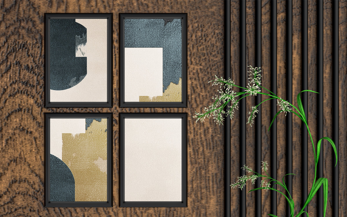 Muted Geometry β Minimal Abstract Wall Art ππ€