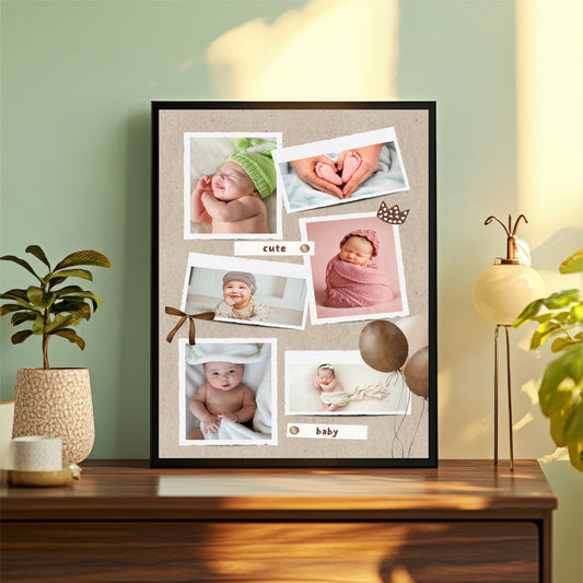 Customized Baby Photo Collage