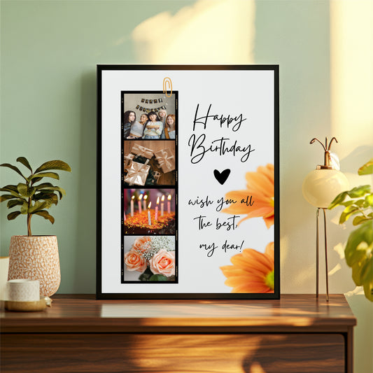 Customized Birthday Photo Frame