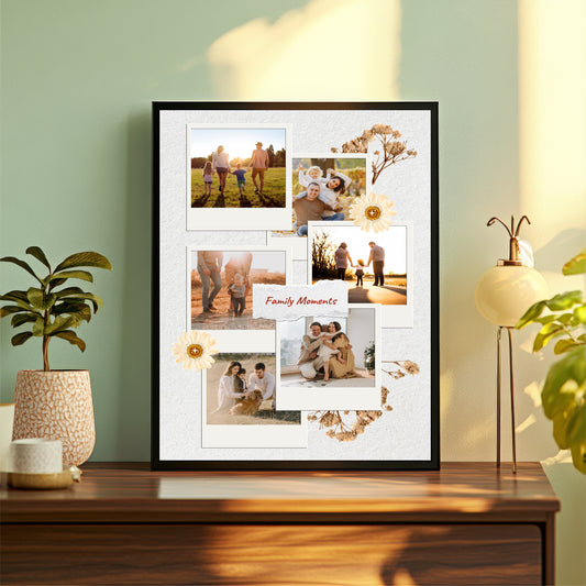 Customized Family Photo Frame | Family Moments Photo Collage
