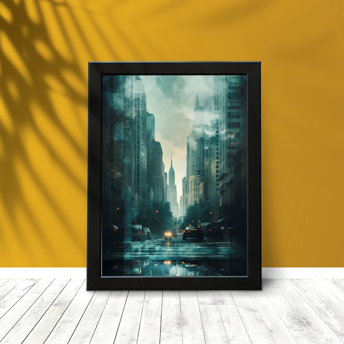 🌆 Urban Dreams – Modern Cityscape Wall Frame! 🌆