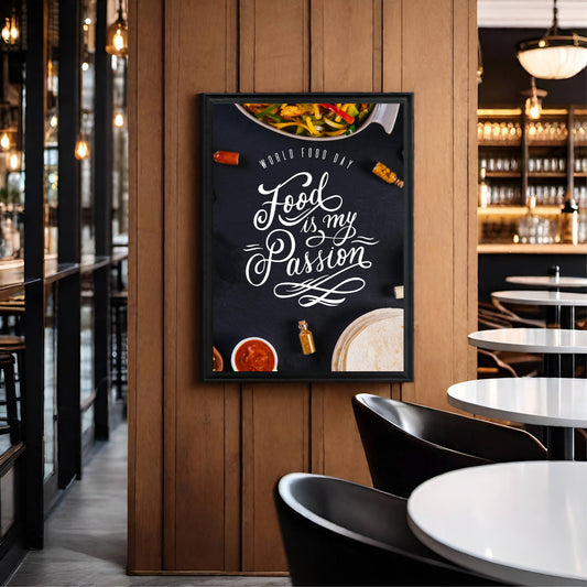 Food is My Passion β World Food Day Wall Frame π²β¨