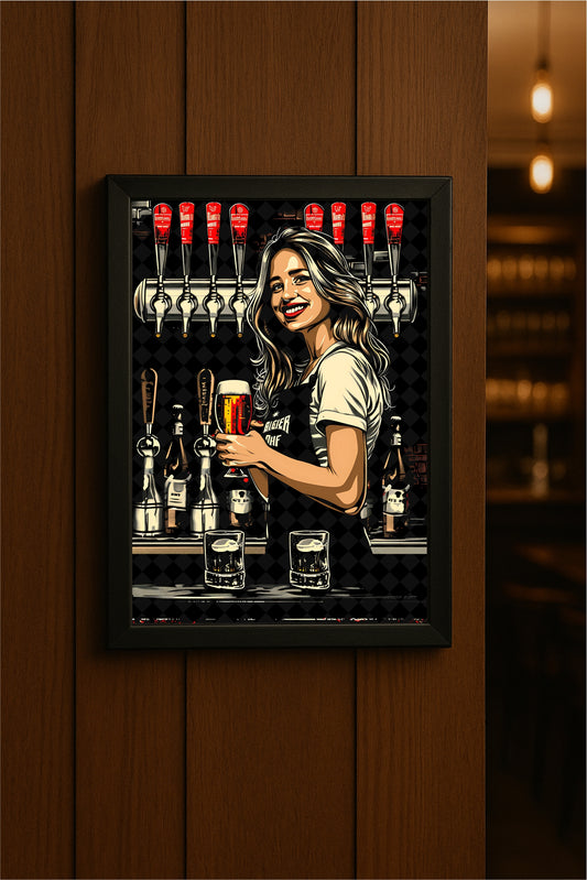 “Bartender Vibes – Modern Beer Tap Art” 🍺🔥