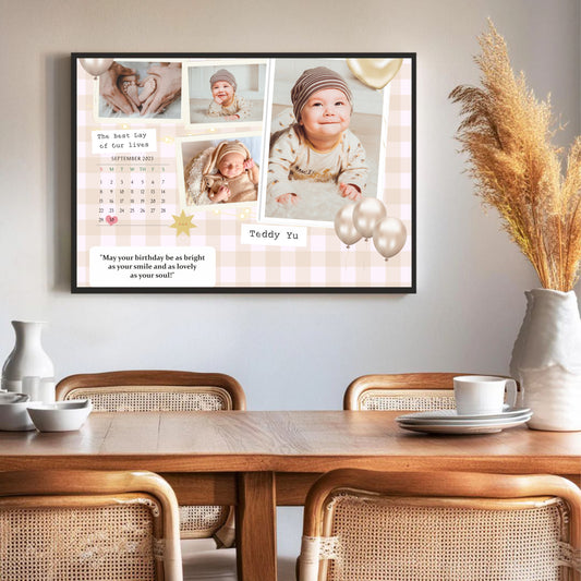 Personalized Baby Memory Collage Frame – Cherish Every Precious Moment
