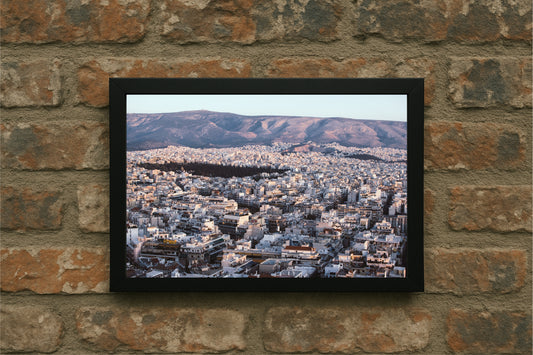 “Horizon Haven – Cityscape Serenity Frame” 🖤🌆