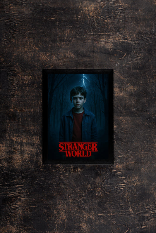 “Lost in the Dark – Stranger World Inspired Frame” ⚡🌌