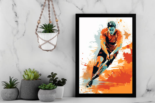 “Unstoppable Motion – Sports Energy Inspired Frame” 🏑🔥