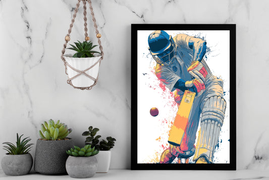 “Unstoppable Motion – Sports Energy Inspired Frame” 🏏🔥