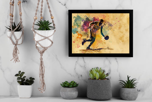 “Unstoppable Motion – Sports Energy Inspired Frame” 🏀🔥