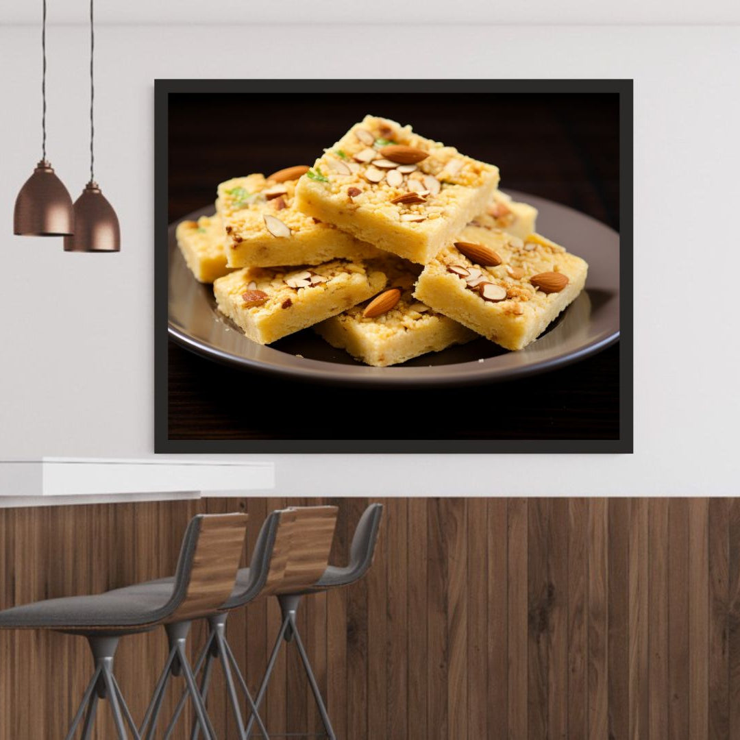 Burfi Wall Frame – A Sweet Delight for Your Space