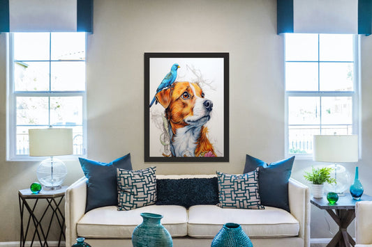 Loyal Companion β Dog Wall Art πΆβ¨