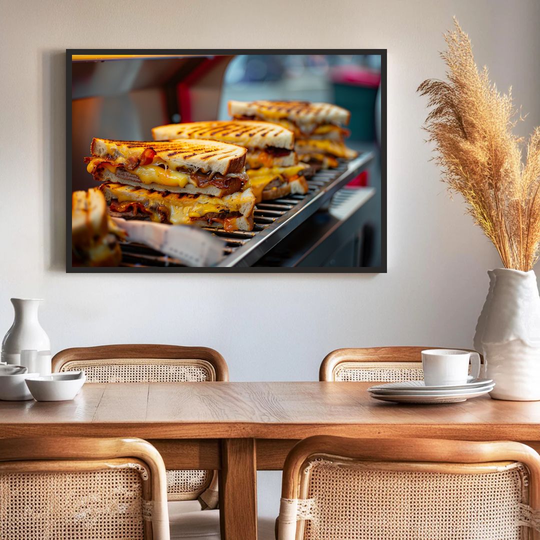 Delicious Sandwich Wall Frame – A Treat for Food Lovers