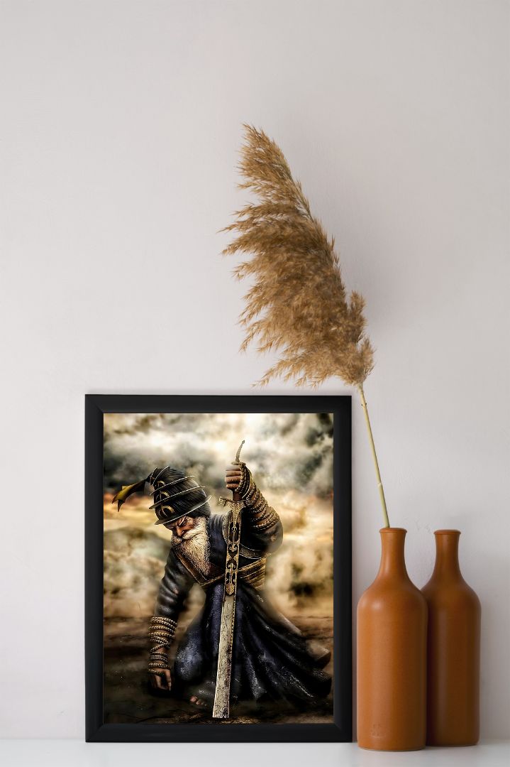 Baba Deep Singh Ji Wall Frame