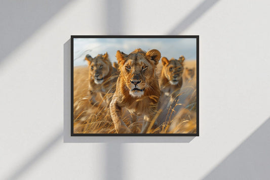 Majestic Lion & Nature Wall Art β Power Meets Serenity π¦πΏ