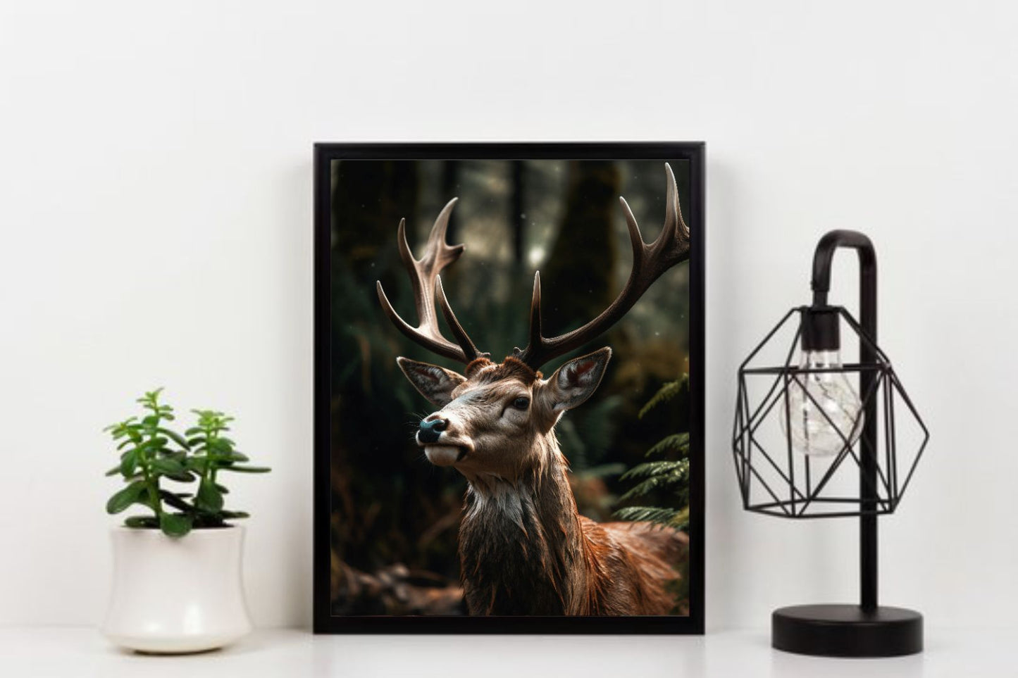 Grace & Wilderness β Deer Wall Art π¦β¨