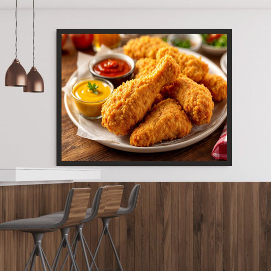 Roasted Chicken Wall Frame β A Feast for Your Eyes