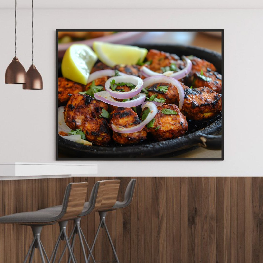 Paneer Tikka Wall Frame – A Spicy Delight for Your Space