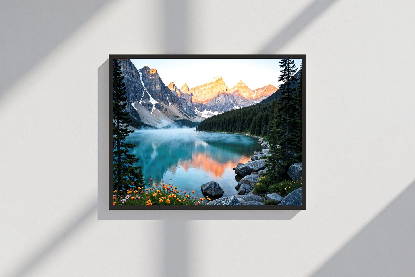 Snow Hill Nature Wall Frame β Tranquility Meets Elegance ποΈ