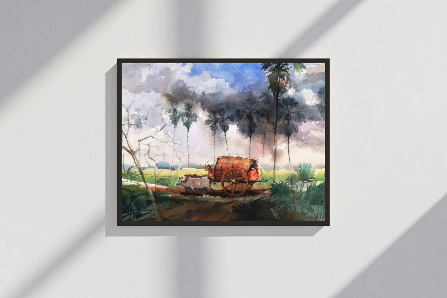 Village Nature Wall Frame – A Glimpse of Rustic Beauty & Simplicity