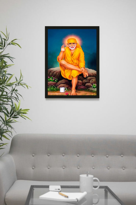Sai Baba wall frame