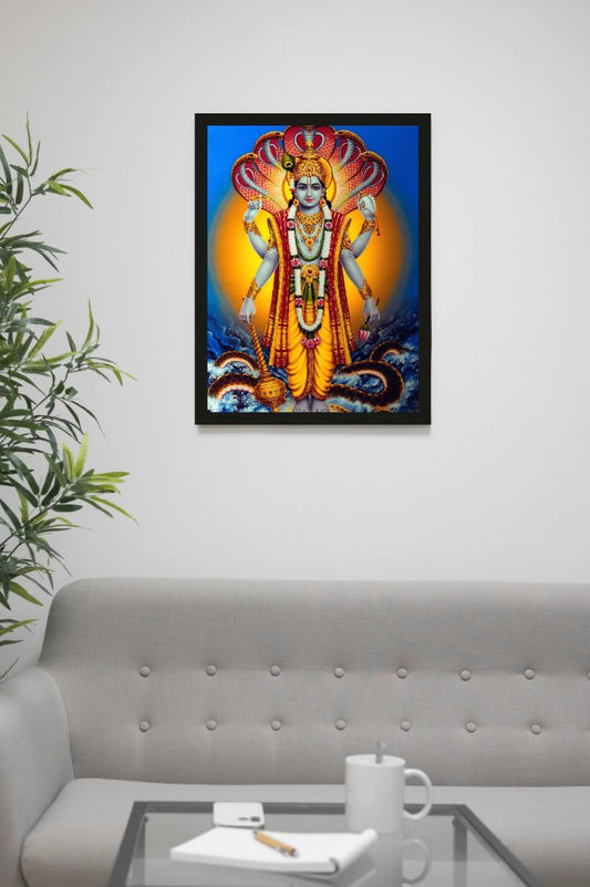 Lord Vishnu wall frame