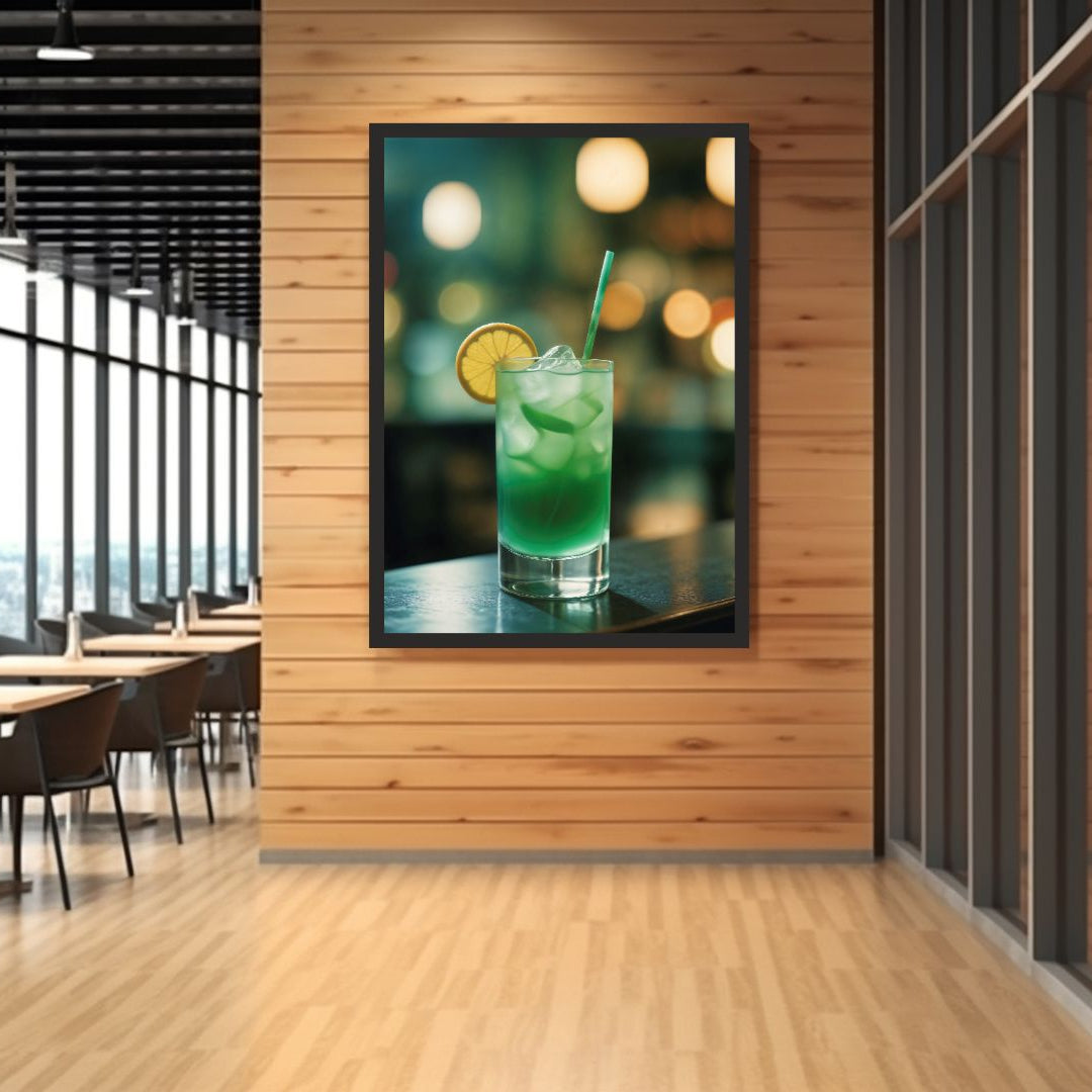 Refreshing Mocktail Wall Frame – Vibrant & Aesthetic Bar Décor