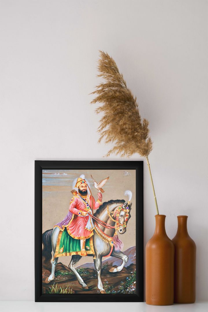 Guru Hargobind Ji Wall Frame