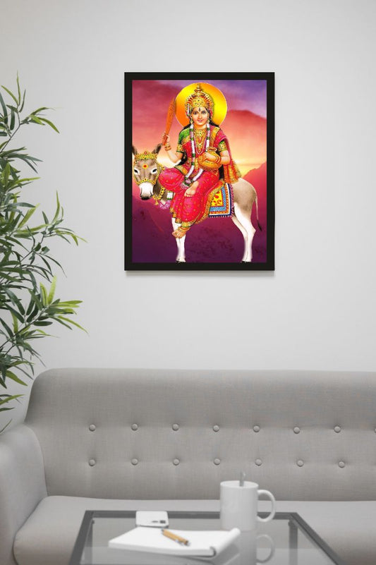 Sheetla Mata Ji Wall Frame