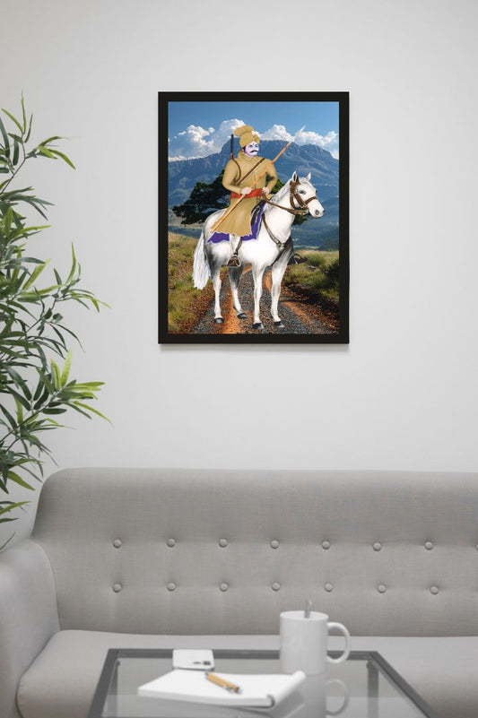 Baba Sabal Singh Bawari wall frame