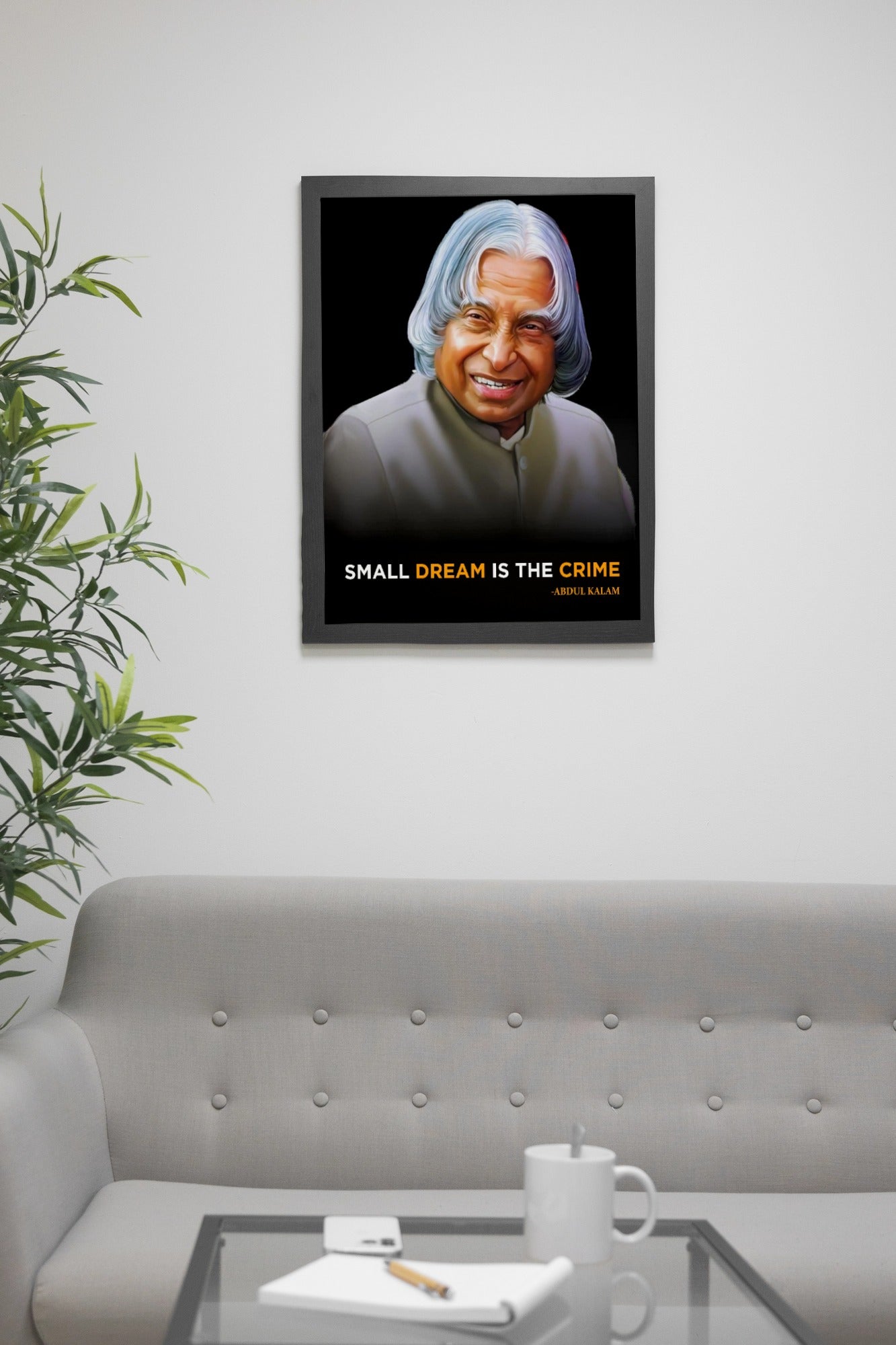Abdul Kalam Quote Frame – Ignite Your Dreams Every Day