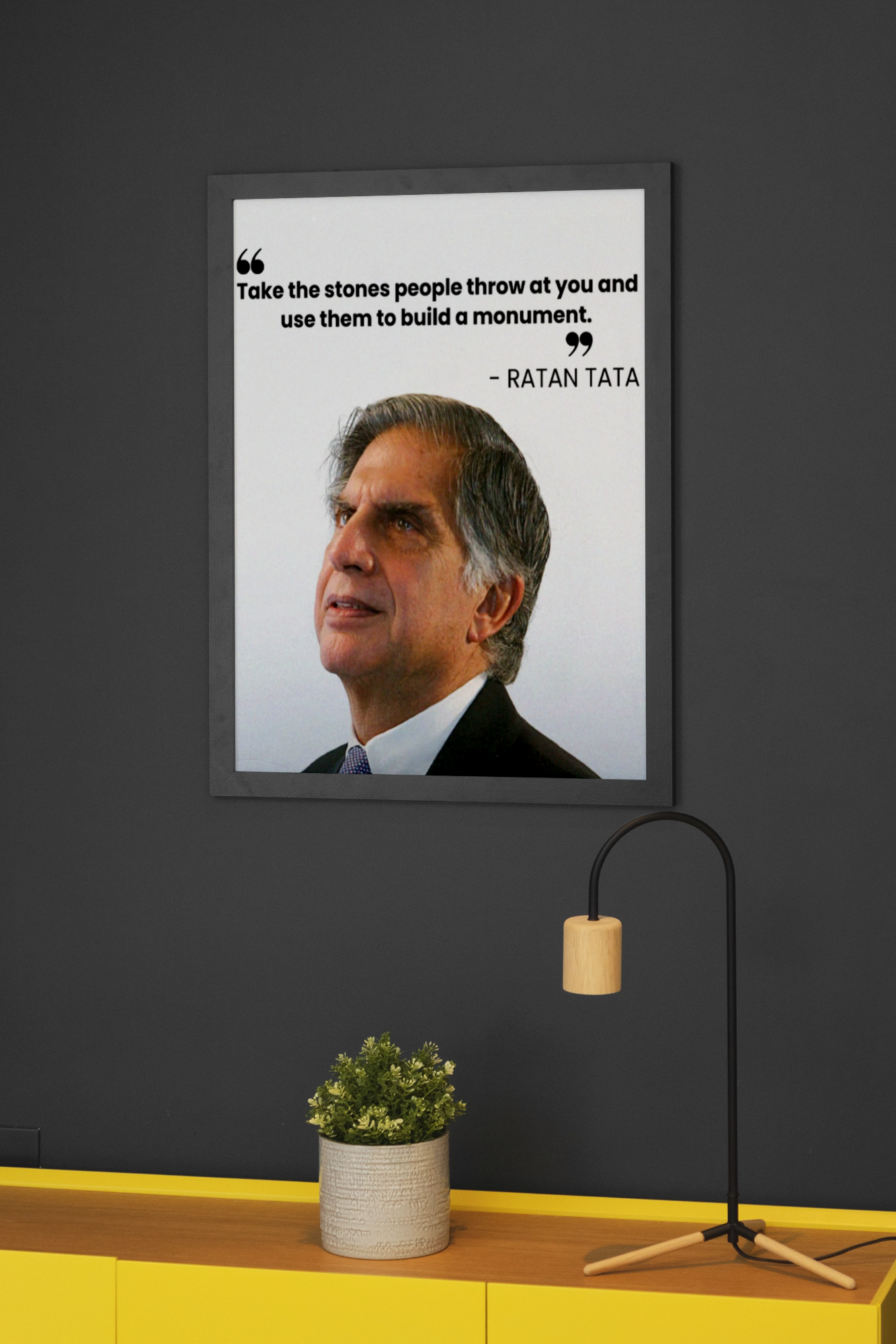 Ratan Tata Quote Frame – Inspire Your Space Every Day