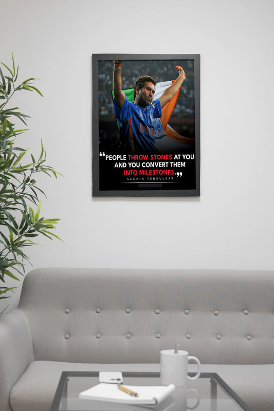Celebrate the Legacy of Sachin Tendulkar with This Iconic Wall Frame