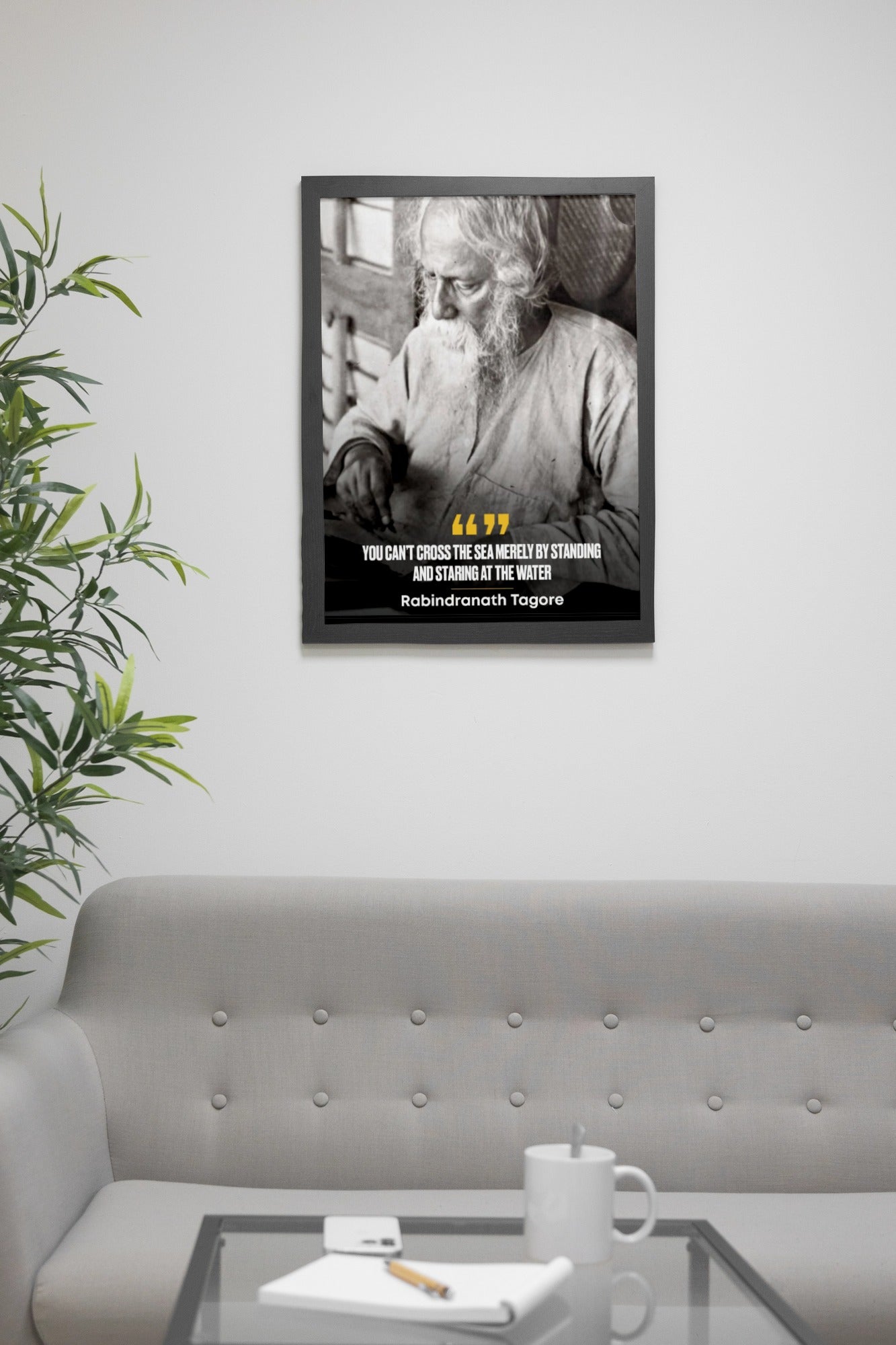 Rabindranath Tagore Quote Frame – Inspire Creativity & Wisdom