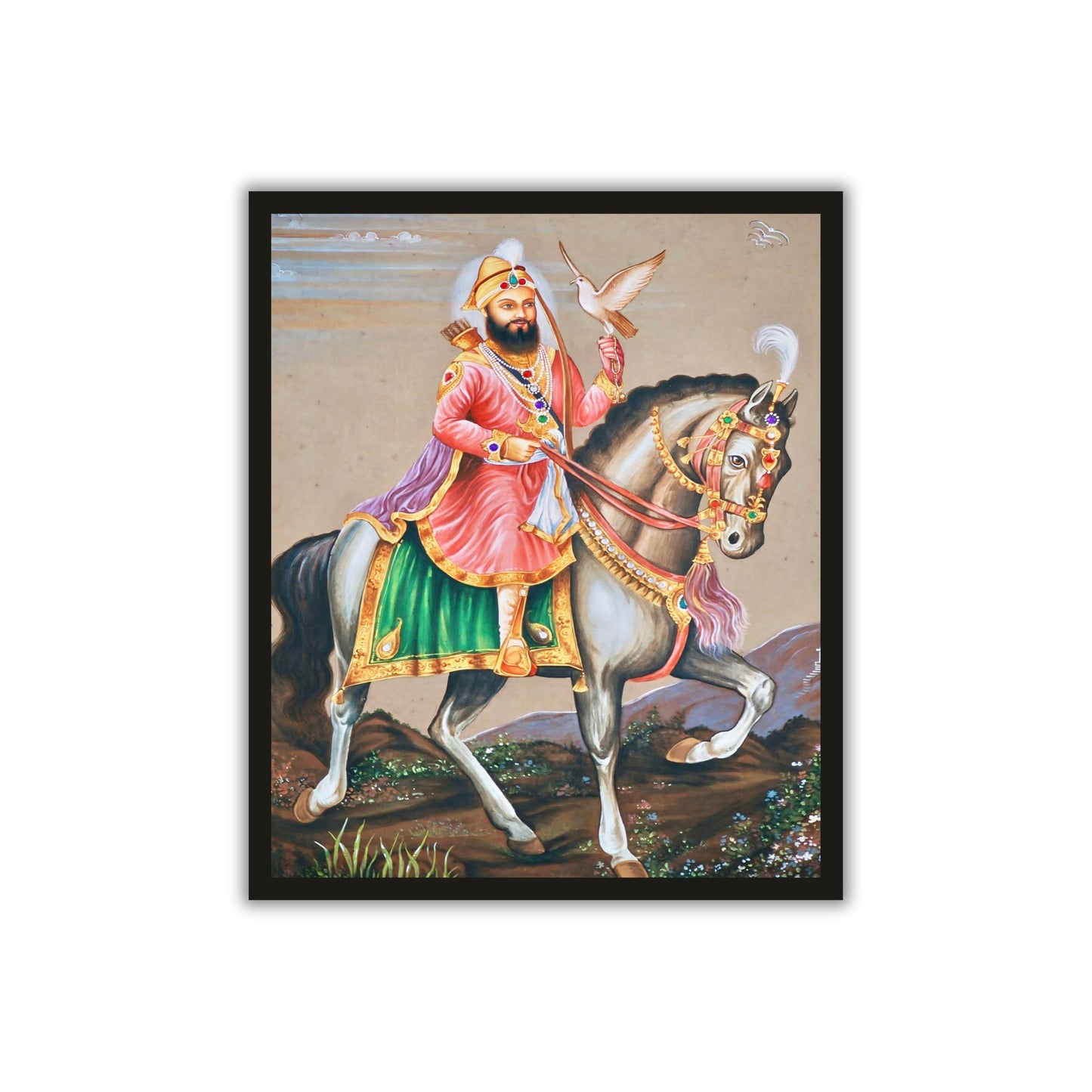 Guru Hargobind Ji Wall Frame