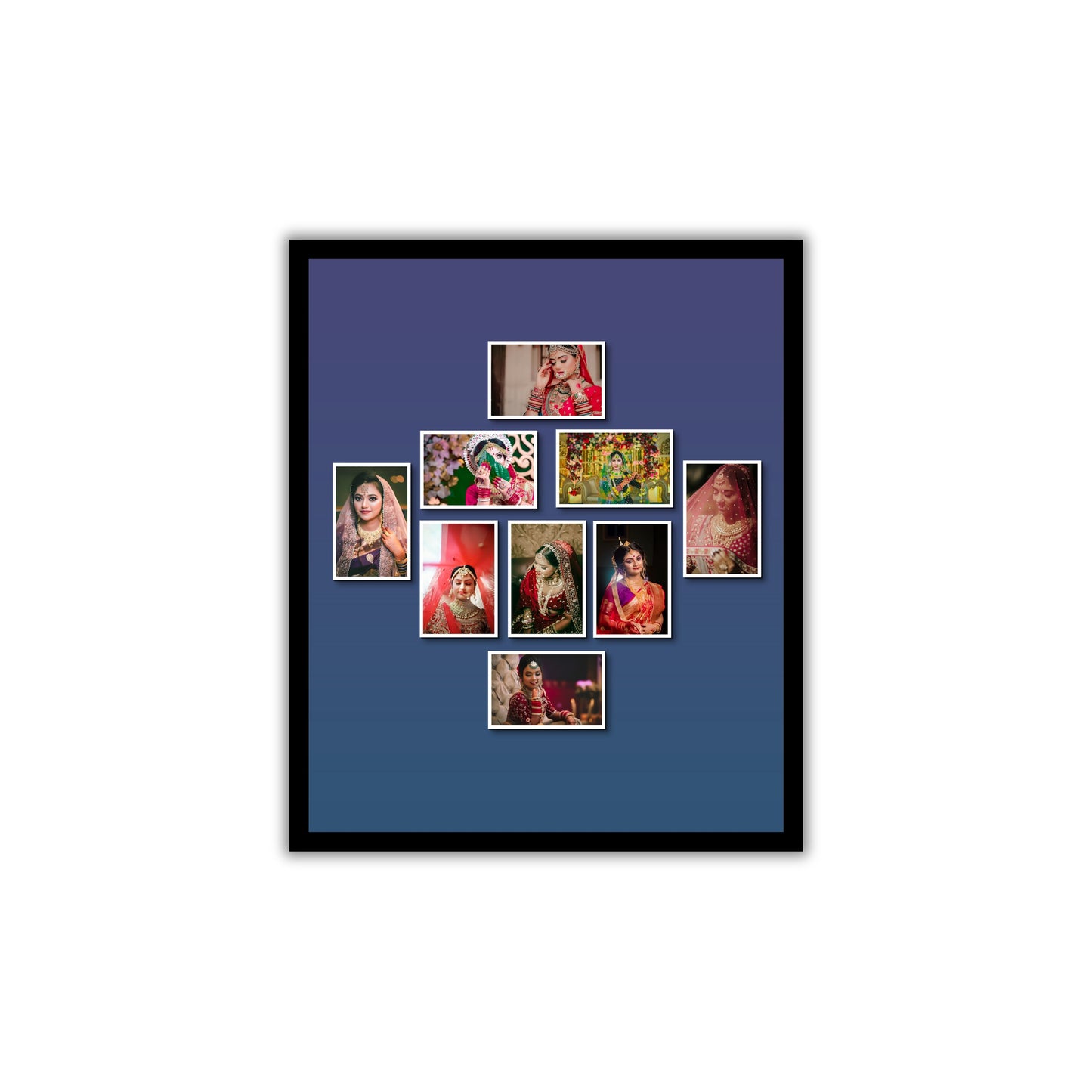 Personalized Bridal Collage Frame β A Timeless Keepsake! π