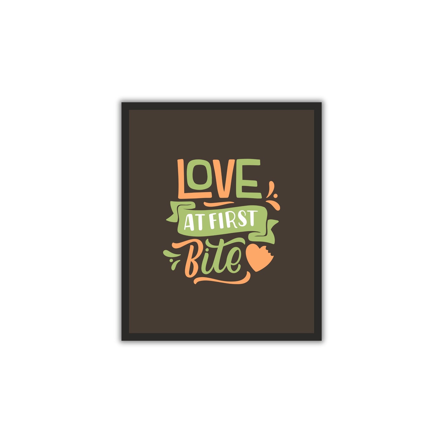 🔥 "Love at First Bite" – Foodie Wall Art for Kitchens & Restaurants!