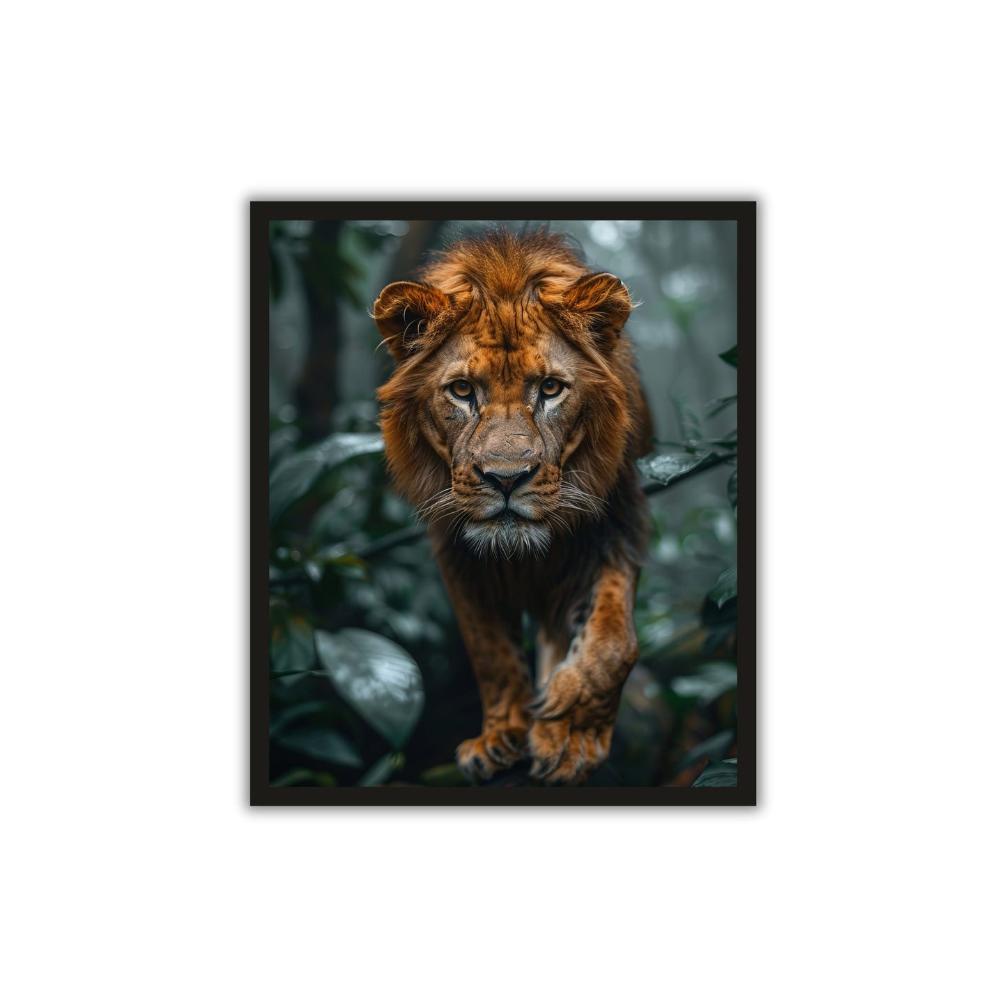Majestic Lion & Nature Wall Art โ Power Meets Serenity ๐ฆ๐ฟ