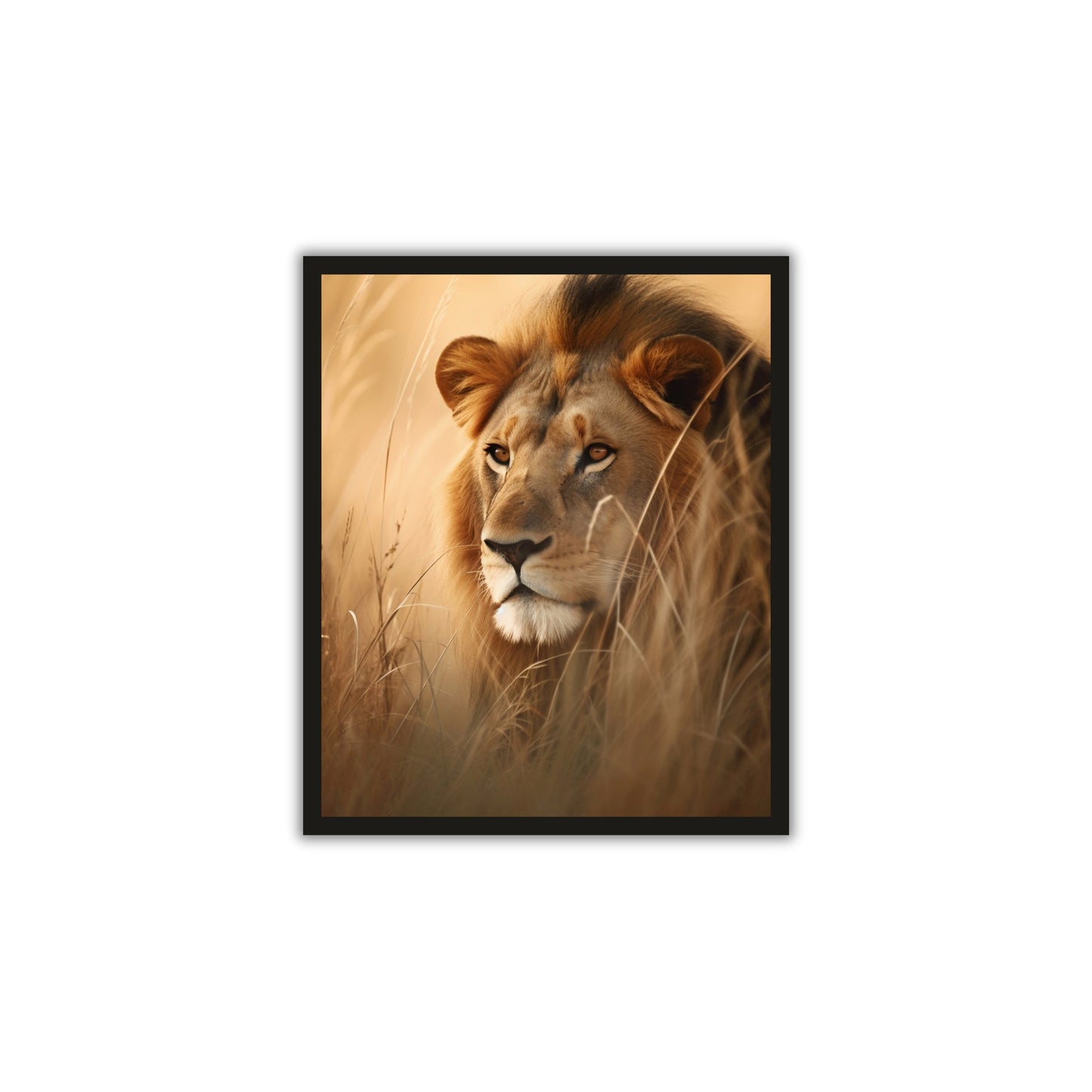 Majestic Lion & Nature Wall Art โ Power Meets Serenity ๐ฆ๐ฟ