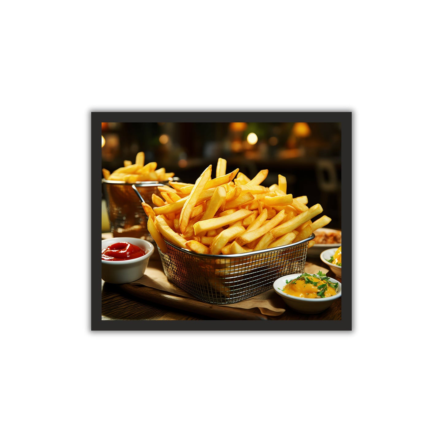 Potato Fingers Wall Frame – A Crunchy Delight for Your Space