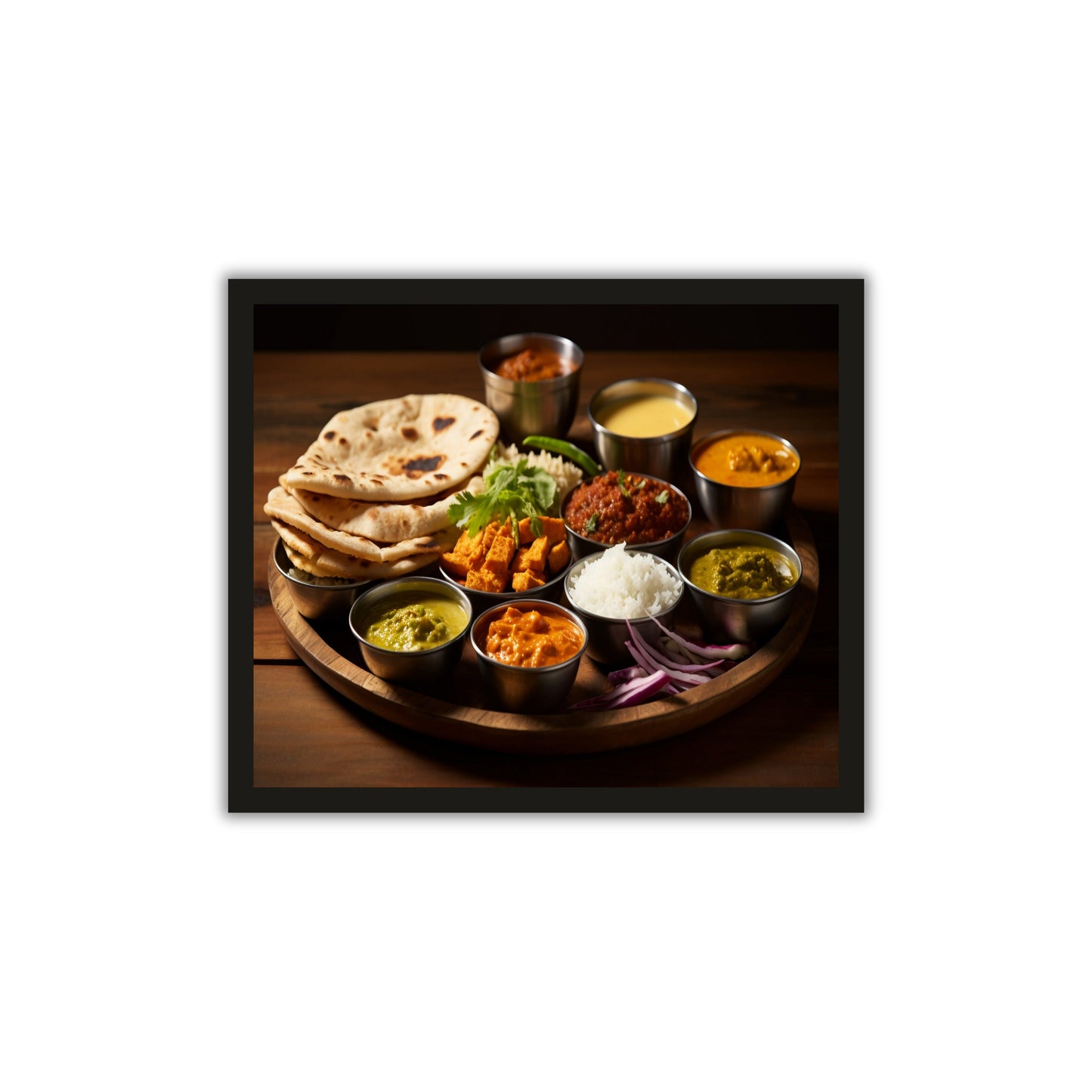 Royal Special Thali Wall Frame – A Feast for the Eyes