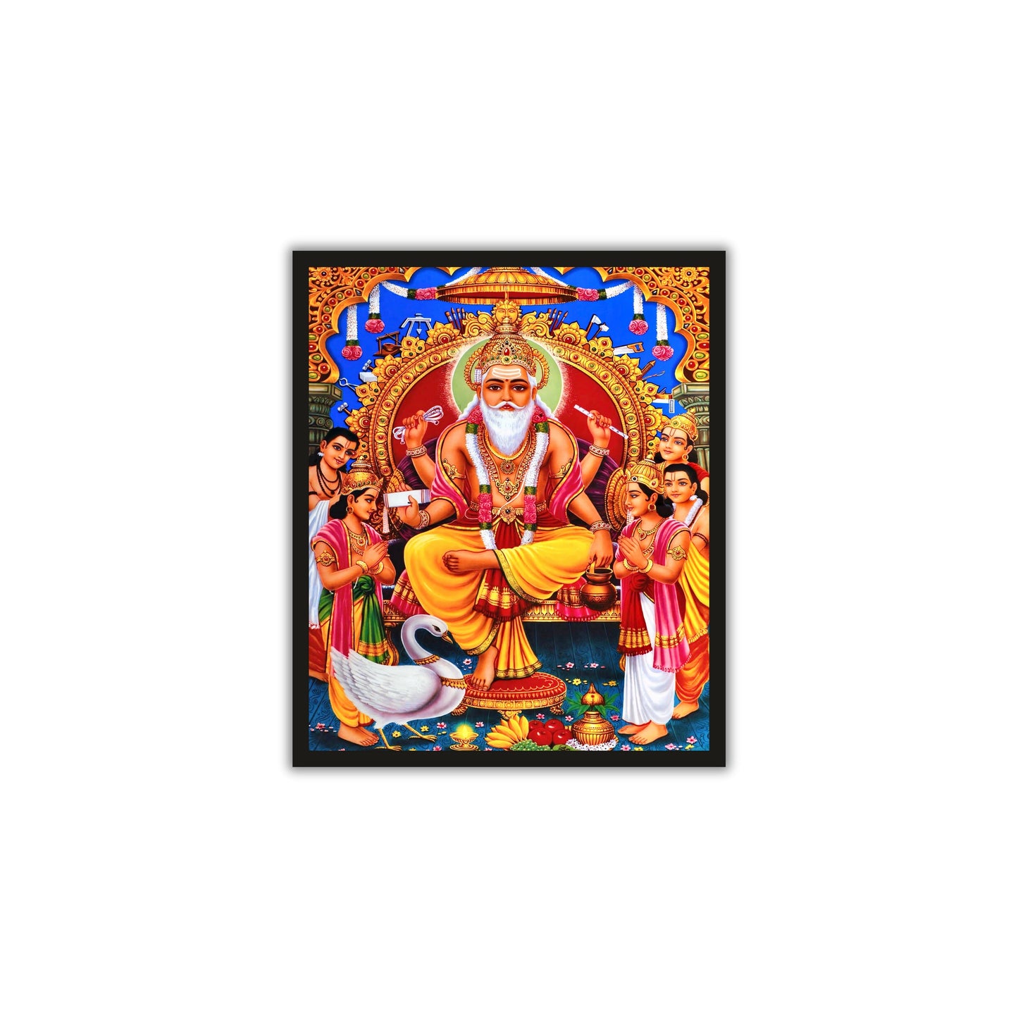 Bhagwan Vishwakarma wall frame