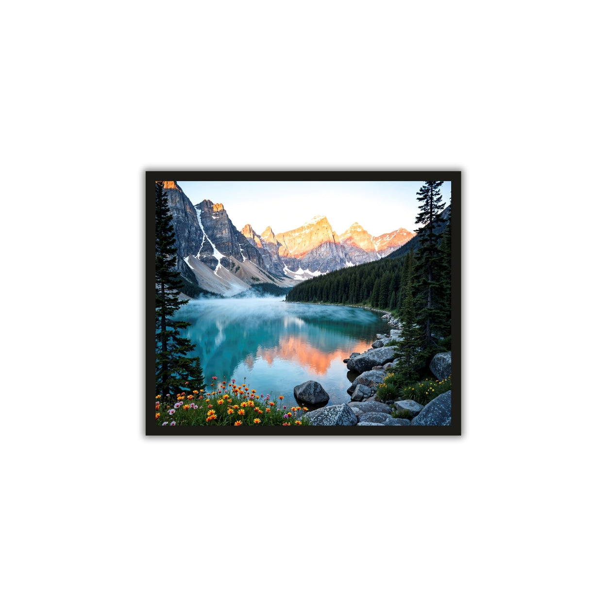 Snow Hill Nature Wall Frame β Tranquility Meets Elegance ποΈ