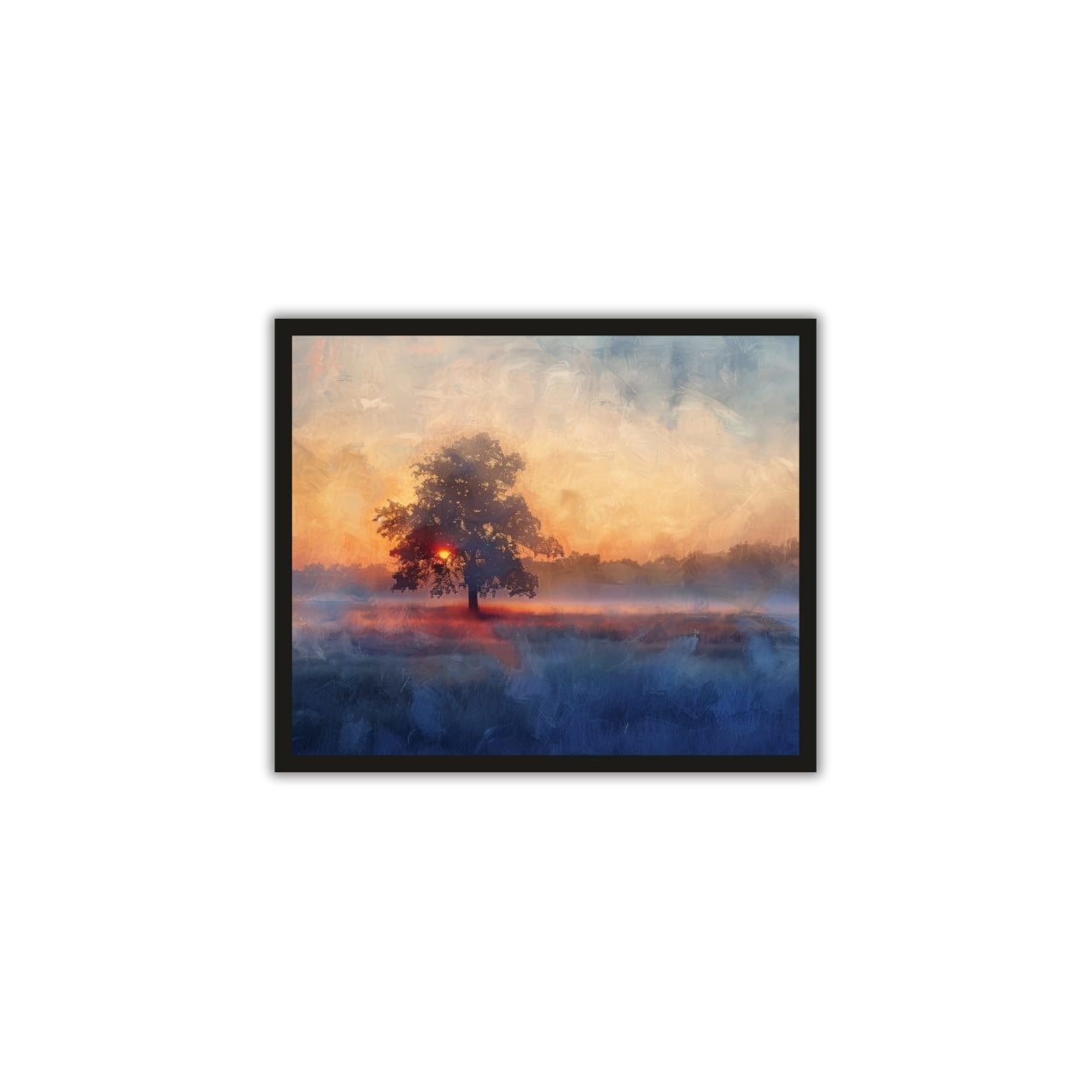 Sunset Nature Wall Frame – A Breathtaking Blend of Colors & Serenity