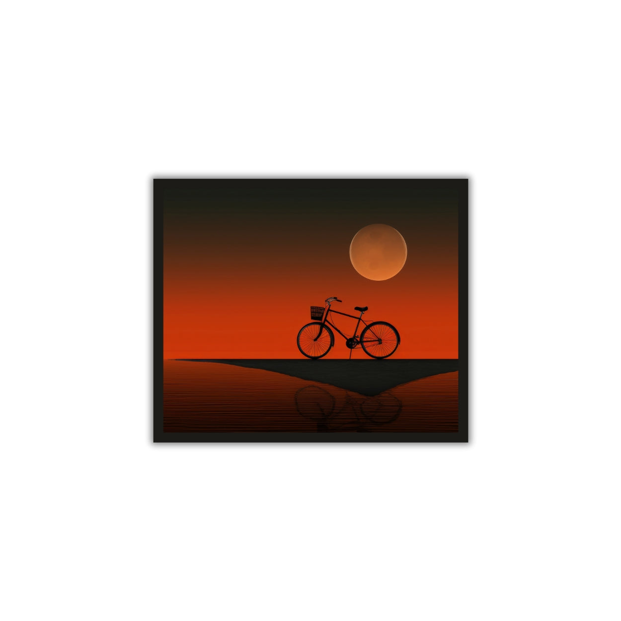 Sunset Nature Wall Frame – A Breathtaking Blend of Colors & Serenity