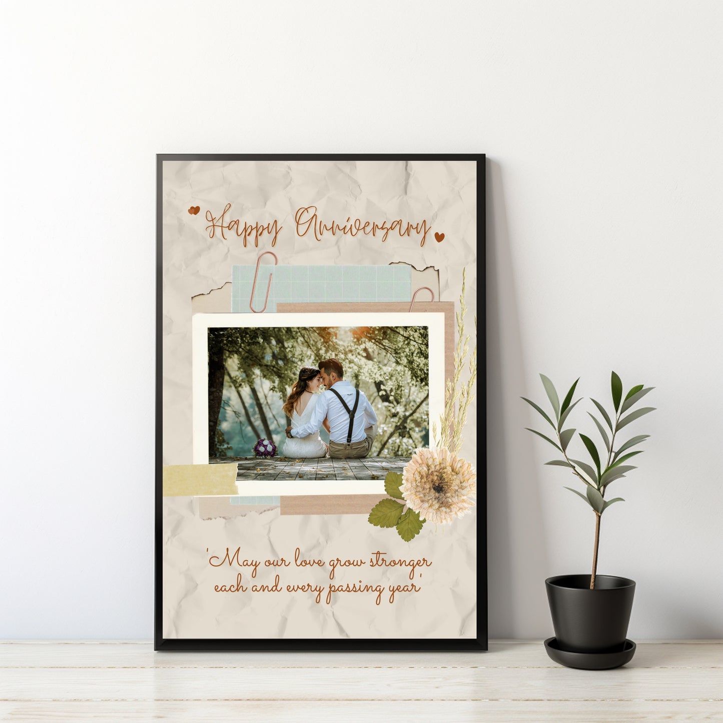 Personalized Anniversary Photo Frame β A Promise of Forever