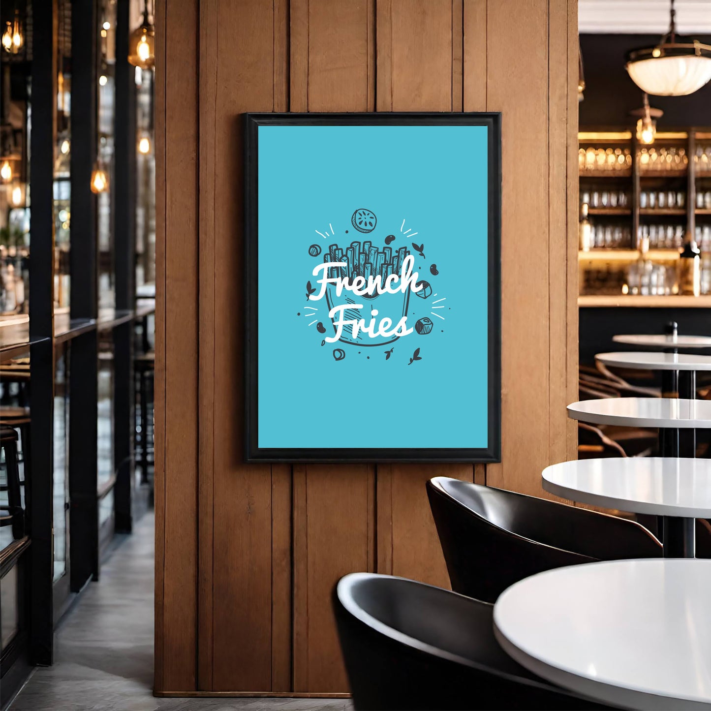 French Fries Wall Frame – A Crispy Treat for Your Space!